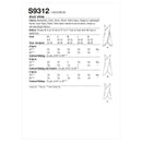 Patrón de costura Simplicity S9312 Delantales para señoras-5