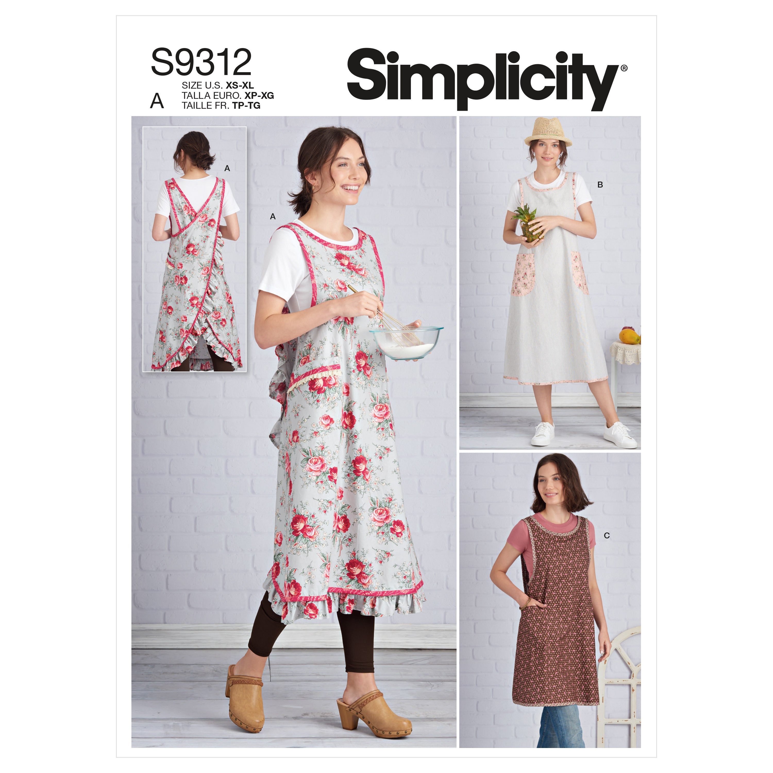 Simplicity Sewing Pattern S9312 Misses' Aprons