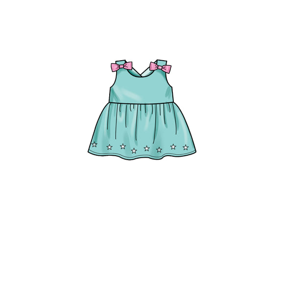 Simplicity Sewing Pattern S9319 Toddlers'  Top, Dresses, Rompers and Panties