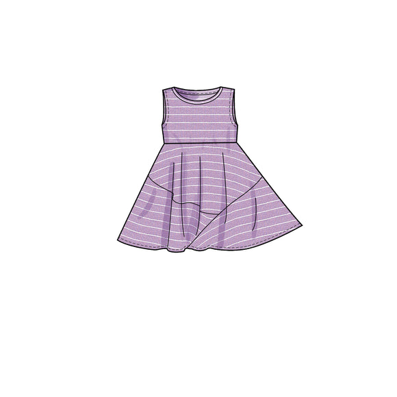 Patrón de costura Simplicity S9322 Vestidos sin cierres para niñas y niños