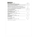 Simplicity Sewing Pattern S9331 Hot or Cold Shoulder Wrap, Mask and Wrist Wrap-6