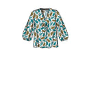 Patrón de costura Simplicity S9333 Blusa para mujer con variaciones en las mangas-4