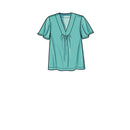 Patrón de costura Simplicity S9333 Blusa para mujer con variaciones en las mangas-5