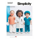 Simplicity Sewing Pattern S9367 18" Doll Clothes-1