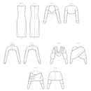 Simplicity Sewing Pattern S9372 Misses' Knit Dress and Shrugs-12