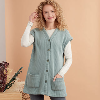 Simplicity Sewing Pattern S9374 Misses' Knit Waistcoats