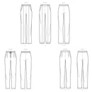 Simplicity Sewing Pattern S9376 Misses' Pull-on Trousers-8