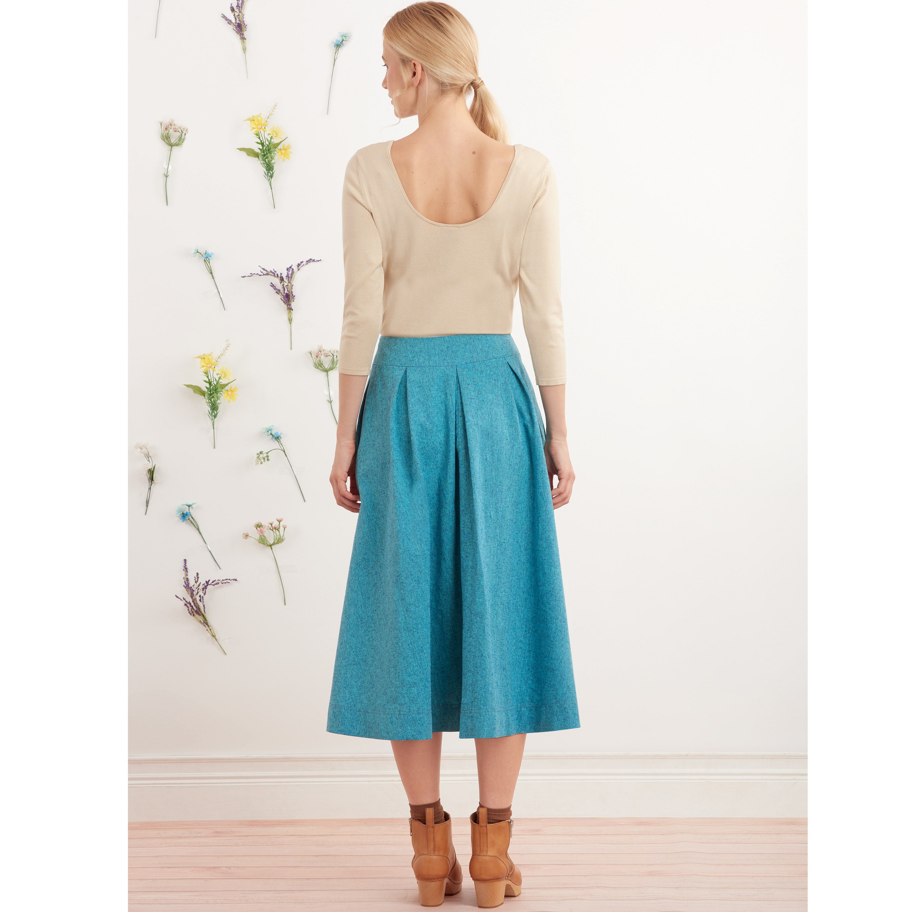 Simplicity Sewing Pattern S9377 Misses' Flared Skirts in Two Lengths