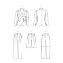 Simplicity Sewing Pattern S9381 Misses' and Women's Lined Jacket, Trousers and Shorts-7