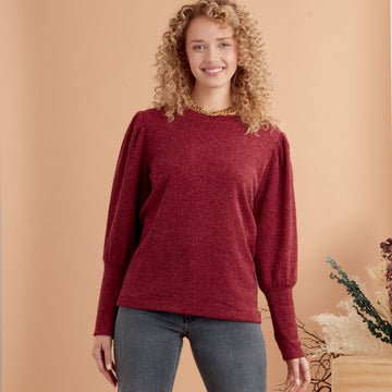 Simplicity Sewing Pattern S9385 Misses' Knit Tops with Length and Sleeve Variations - 0