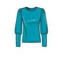 Simplicity Sewing Pattern S9385 Misses' Knit Tops with Length and Sleeve Variations-6