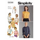 Simplicity Sewing Pattern S9386 Misses' Set of Blouses-1