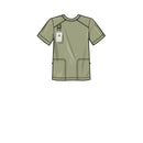 Simplicity Sewing Pattern S9387 Unisex Knit Scrub Tops, Trousers, Cap and Mask-7