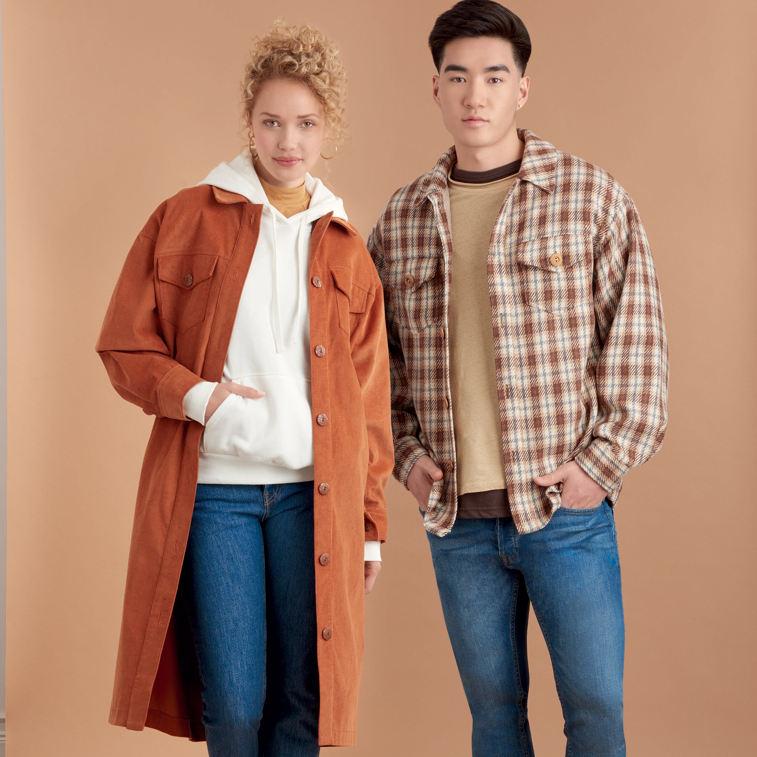 Simplicity Sewing Pattern S9388 Unisex Shirt Jackets - 0