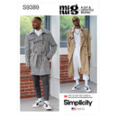 Simplicity Sewing Pattern S9389 Men's Trench Coat in Two Lengths-1