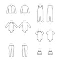 Simplicity Sewing Pattern S9390 Babies' Knit Layette