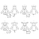 Simplicity Sewing Pattern S9391 Toddlers' Jackets and Small Plush Animals