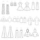 Simplicity Sewing Pattern S9396 Vintage Doll Clothes'-3