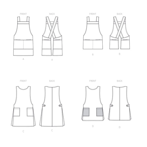 Simplicity Sewing Pattern S9409 Misses' Aprons