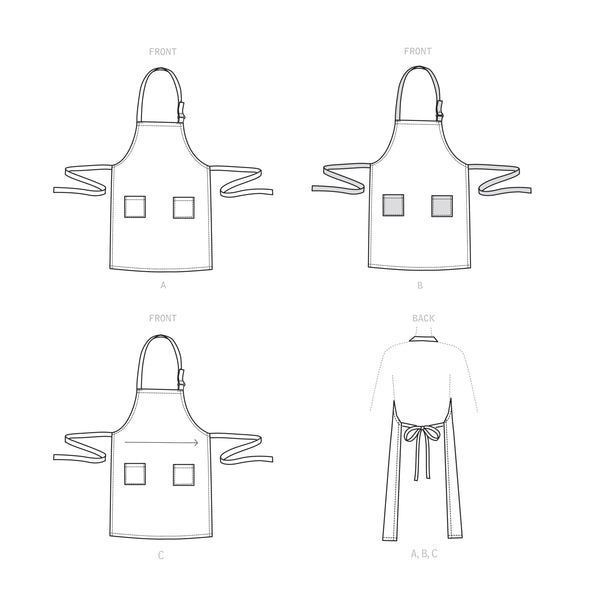 Simplicity Sewing Pattern S9411 Children's and Misses' Aprons