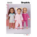 Simplicity Sewing Pattern S9425 Casual Doll Clothes-1