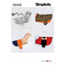 Simplicity Sewing Pattern S9426 Quilted Dog Coats-1
