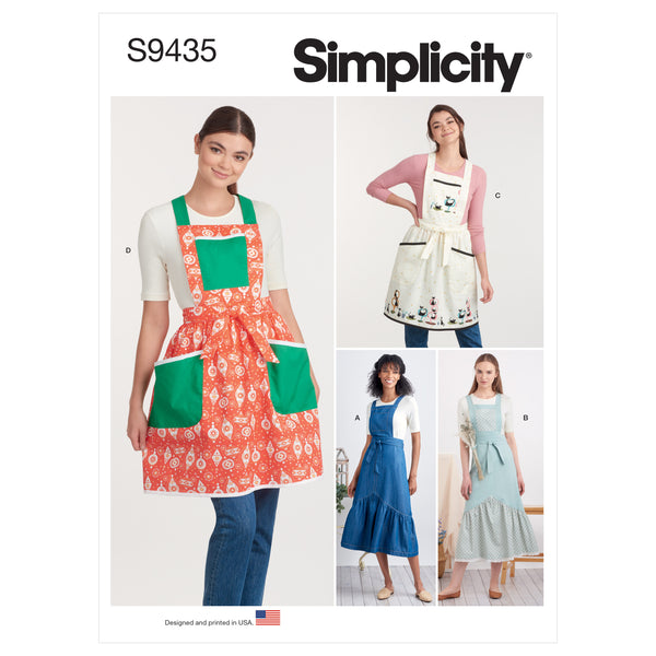 Simplicity Sewing Pattern S9435 Misses' Aprons