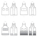 Simplicity Sewing Pattern S9436 Adults' and Children's Aprons-8
