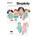 Simplicity Sewing Pattern S9440 Plush Dolls with Clothes-1