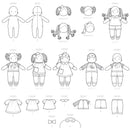 Simplicity Sewing Pattern S9440 Plush Dolls with Clothes-5