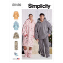 Simplicity Sewing Pattern S9456 Unisex Oversized Hoodies, Bottoms and Booties-1