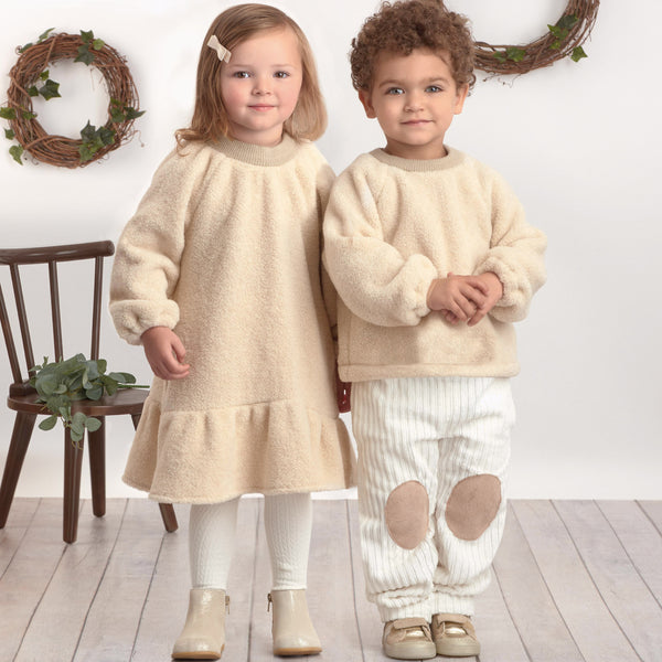 Simplicity Sewing Pattern S9460 Toddlers' and Children's Dress, Top and Trousers