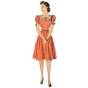 Simplicity Sewing Pattern S9464 Misses' 1940s Vintage Dress