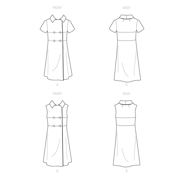 Simplicity Sewing Pattern S9466 Misses' 1960s Vintage Dress