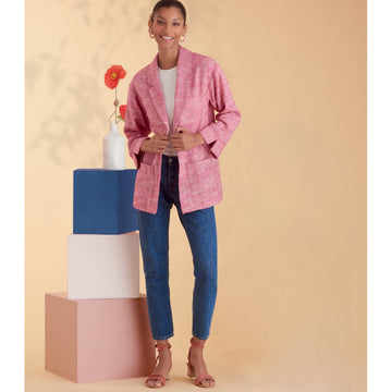 Simplicity Sewing Pattern S9468 Misses' Easy Unlined Jacket - 0
