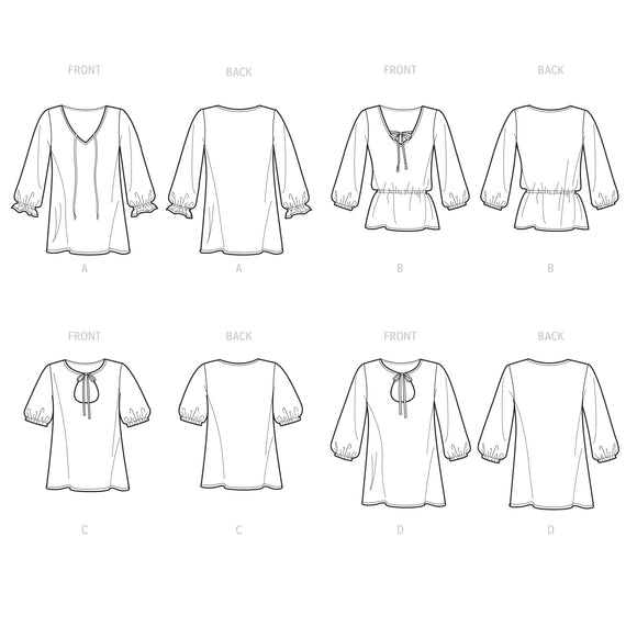Simplicity Sewing Pattern S9469 Misses' Easy Tops and Tunics