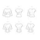 Simplicity Sewing Pattern S9470 Misses' Peplum Tops-8