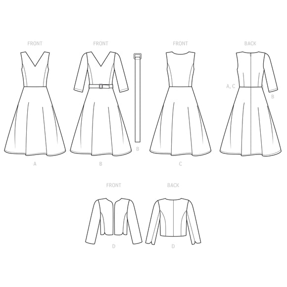 Simplicity Sewing Pattern S9473 Misses' Dress and Jacket