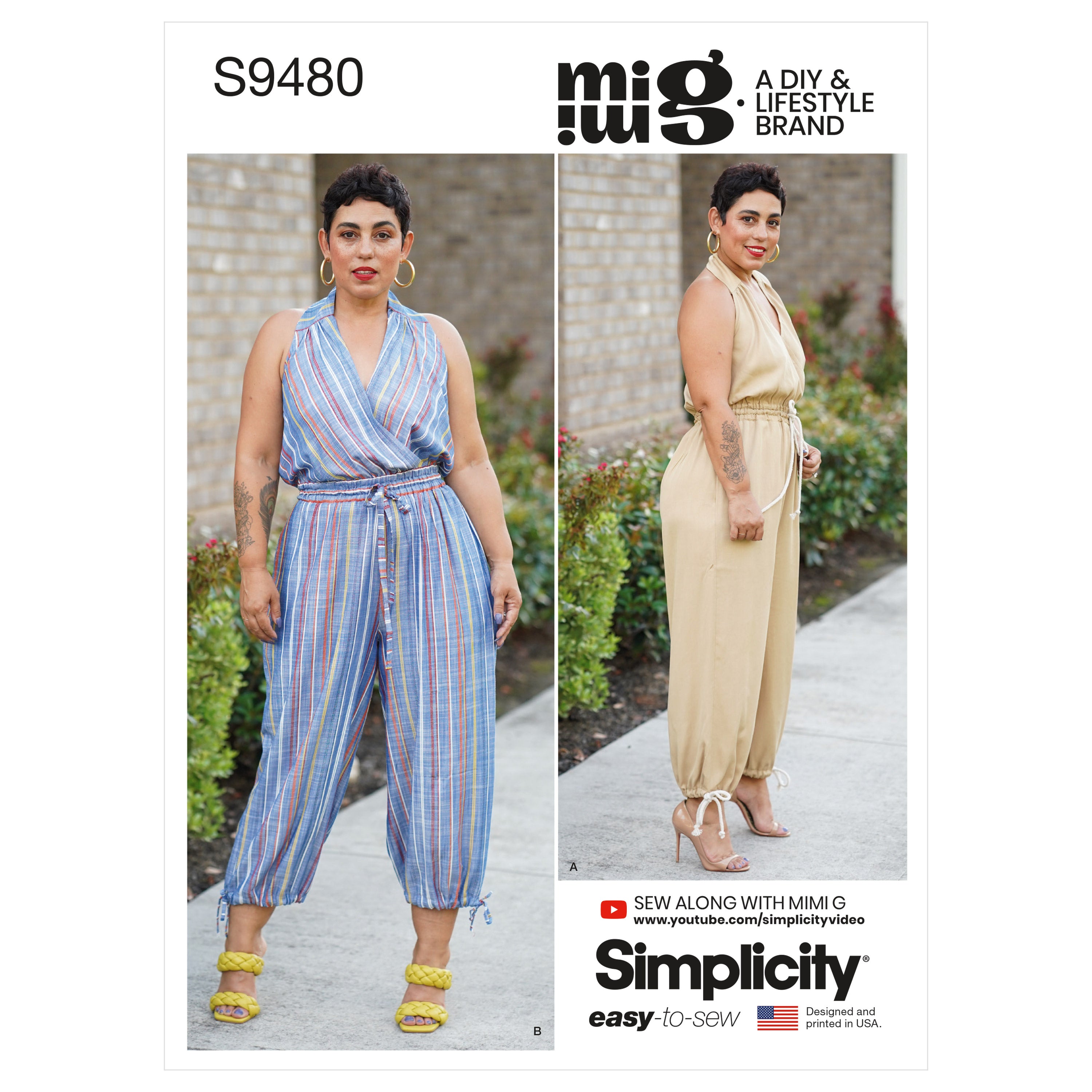 Simplicity Sewing Pattern S9480 MISSES' JUMPSUIT