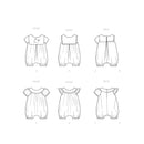 Simplicity Sewing Pattern S9484 BABIES' ROMPERS-9