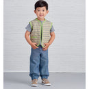 Simplicity Sewing Pattern S9485 TODDLERS' KNIT TOP, JACKET, VEST, SKIRT AND PANTS-3