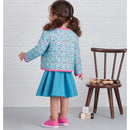 Simplicity Sewing Pattern S9485 TODDLERS' KNIT TOP, JACKET, VEST, SKIRT AND PANTS-6