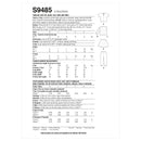 Simplicity Sewing Pattern S9485 TODDLERS' KNIT TOP, JACKET, VEST, SKIRT AND PANTS-12