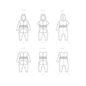 Simplicity Sewing Pattern S9486 TODDLERS' KNIT JUMPSUIT