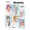 Simplicity Sewing Pattern S9491 CHEMO HEAD COVERINGS-1