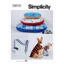 Simplicity Sewing Pattern S9510 DOG BEDS, LEASH WITH CASE, HARNESS VEST AND COAT-1
