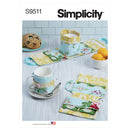 Simplicity Sewing Pattern S9511 MUG CASE, TEA BAG CASE, MUG COZY-1