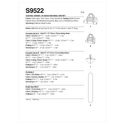 Simplicity Sewing Pattern S9522 CASSEROLE CARRIERS, PIE HOLDER AND DOUBLE OVEN MITT