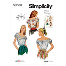 Simplicity Sewing Pattern S9538 MISSES' BLOUSES-1