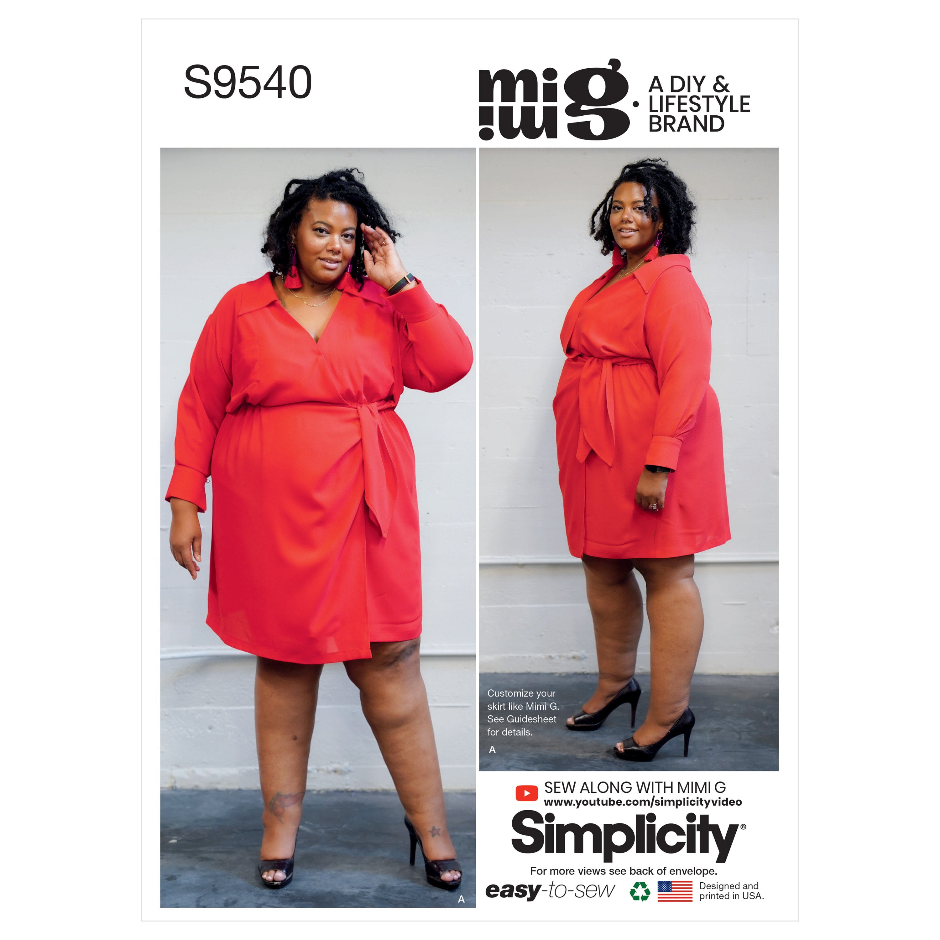 Simplicity Sewing Pattern S9540 WOMEN'S DRESSES